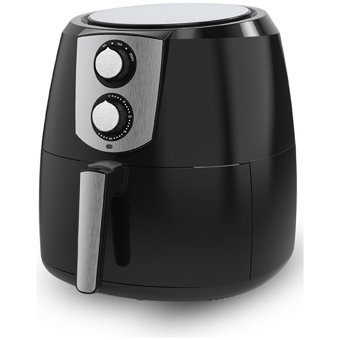 Kumtel Airfryer 8.5 lt Tek Hazneli Yağsız Sıcak Hava Fritözü Siyah