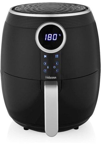 Tristar FR-6956 Airfryer 6 lt Tek Hazneli Izgara Yapan Led Ekranlı Yağsız Sıcak Hava Fritözü Siyah