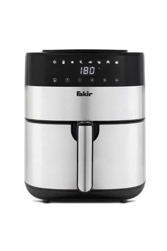 Fakir Uno Chefry Airfryer 5 lt Tek Hazneli Izgara Yapan Led Ekranlı Sıcak Hava Fritözü Gri