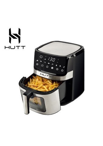 Hutt Oa6 Airfryer 6.5 lt Tek Hazneli Izgara Yapan Led Ekranlı Yağsız Sıcak Hava Fritözü Gri