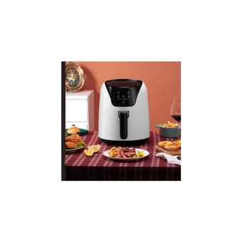 Xiaomi Silencare Airfryer 5 lt Tek Hazneli Izgara Yapan Led Ekranlı Yağsız Sıcak Hava Fritözü Beyaz