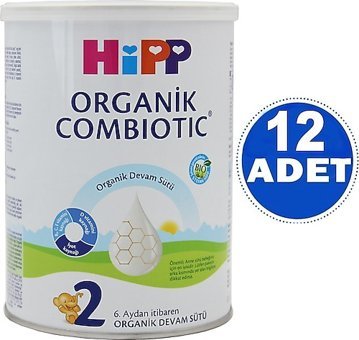 Hipp Combiotic Tahılsız Glutensiz Organik Probiyotikli 2 Numara Devam Sütü 12x350 gr