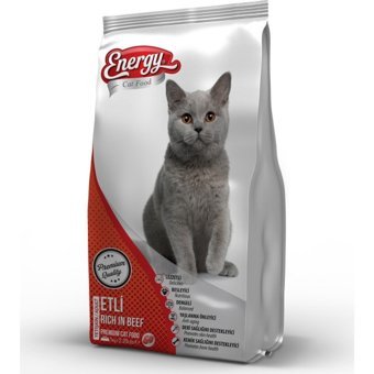 Energy Etli Tahıllı Yetişkin Kuru Kedi Maması 500 gr