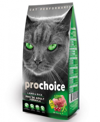 Pro Choice Kuzu Etli Pirinçli Tahıllı Yetişkin Kuru Kedi Maması 2 kg