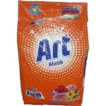 Art Matik Matik Çiçek Bahçesi Renkliler İçin 53 Yıkama Toz Deterjan 8 kg