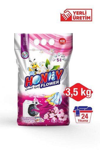 Honey Flower Renkliler ve Beyazlar İçin 48 Yıkama Toz Deterjan 2x3.5 kg