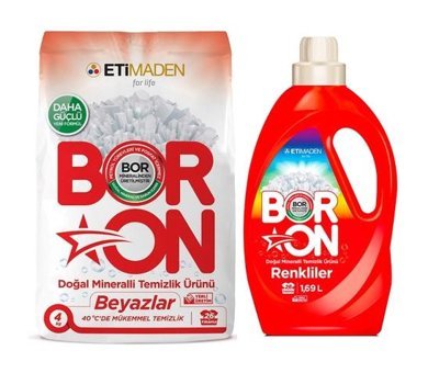 Eti Maden Boron Beyazlar İçin 26 Yıkama Toz Deterjan 4 kg