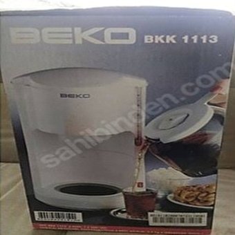 Beko BKK 113 Plastik Filtreli Karaf 1.2 L Hazne Kapasiteli 10 Fincan 1000 W Beyaz Filtre Kahve Makinesi