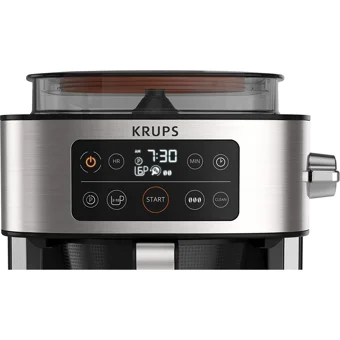 Krups Aroma Partner Zaman Ayarlı Plastik Filtreli Karaf 1.25 L Hazne Kapasiteli 10 Fincan Akıllı 1000 W Gri Filtre Kahve Makinesi