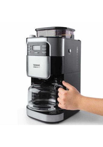 Homend Coffeebreak 5002 Zaman Ayarlı Plastik Filtreli Karaf 1.25 L Hazne Kapasiteli 12 Fincan 900 W İnox Filtre Kahve Makinesi