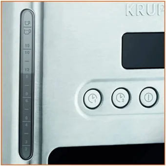 Krups Control Line Zaman Ayarlı Çelik Filtreli Karaf 1.25 L Hazne Kapasiteli 15 Fincan Akıllı 1000 W İnox Filtre Kahve Makinesi