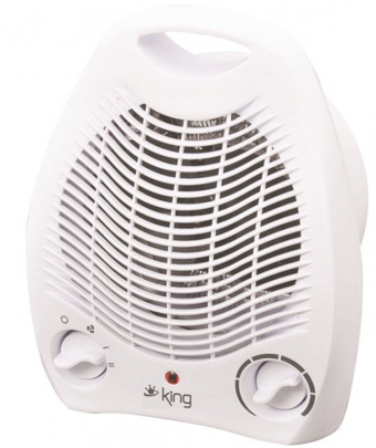 King KFI6269 Olaf 2000 Watt Ayaklı Fanlı Isıtıcı Beyaz