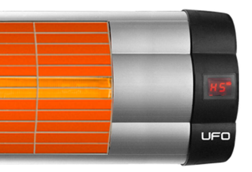 UFO S/2300 2300 Watt Duvar Tipi Infrared Isıtıcı Gri