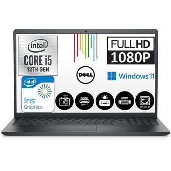 Dell Vostro 3520 N1235VN3520EMEAWP12 Dahili Intel Iris Xe Graphics Intel Core i5 32 GB Ram DDR4 2 TB SSD 15.6 inç Full HD Windows 11 Pro Notebook Laptop