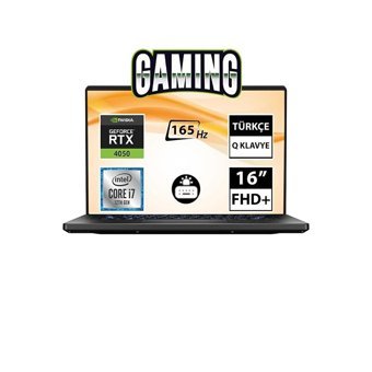 Asus Rog Zephyrus G16 GU603ZU-N3019A4 Harici GeForce RTX 4050 Intel Core i7 32 GB Ram DDR4 512 GB SSD 16 inç Full HD + FreeDos Gaming Notebook Laptop