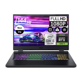 Acer Nitro 5 AN515-58 NHQFLEYH003 Harici GeForce RTX 3050 Ti Intel Core i5 16 GB Ram DDR4 2 TB SSD 15.6 inç Full HD Windows 11 Home Gaming Notebook Laptop