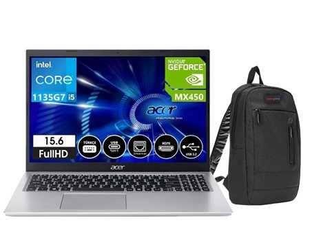 Acer Aspire 5 A515-56G NXAT2EY00140 Harici GeForce MX 450 Intel Core i5 12 GB Ram DDR4 2 TB SSD 15.6 inç Full HD Windows 11 Pro Laptop