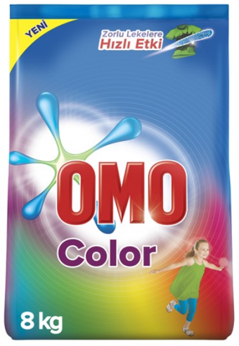 Omo Color Renkliler İçin 53 Yıkama Toz Deterjan 8 kg