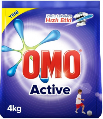 Omo Active Beyazlar İçin 26 Yıkama Toz Deterjan 4 kg