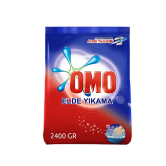 Omo Elde Yıkama Renkliler ve Beyazlar İçin Toz Deterjan 2.4 kg