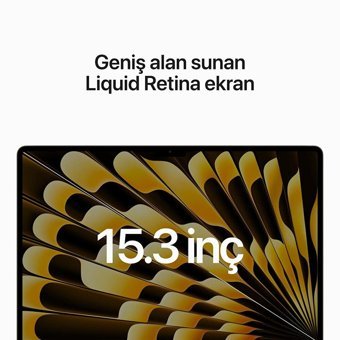 Apple MacBook Air MQKU3TU/A Dahili Paylaşımlı Apple M2 8 GB Ram 256 GB SSD 15 İnç QHD+ macOS Ventura Ultrabook Laptop