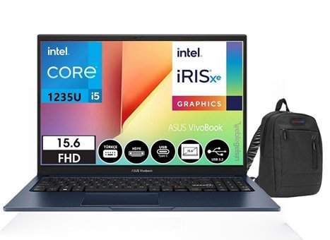 Asus Vivobook EJ106523 Dahili Intel Core i5 16 GB Ram DDR4 1 TB SSD 15.6 inç Full HD Windows 11 Home Laptop