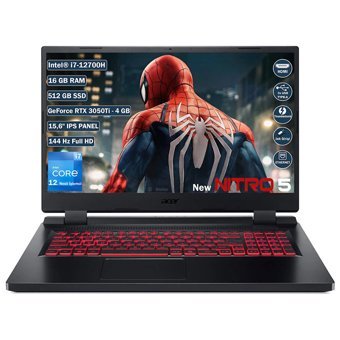 Acer Harici GeForce RTX 3050 Ti Intel Core i7 16 GB Ram DDR4 512 GB SSD 15.6 inç Full HD FreeDos Gaming Notebook Laptop