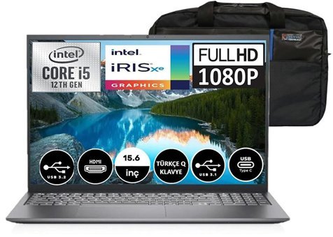 Dell Inspiron 15 3529 I35201012U24 Dahili Intel Core i5 32 GB Ram DDR4 2 TB SSD 15.6 inç Full HD Windows 11 Pro Laptop