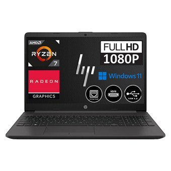 HP 255 G9 6Q8N3ESWP10 Dahili AMD Radeon Graphics AMD Ryzen 7 32 GB Ram DDR4 512 GB SSD 15.6 inç Full HD Windows 11 Pro Notebook Laptop