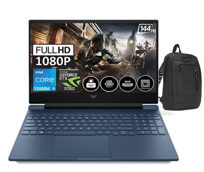 HP Victus 15-Fa1039Nt VCS7P8L0EA27 Harici GeForce RTX 3050 Intel Core i5 64 GB Ram DDR4 2 TB SSD 15.6 İnç Full HD Windows 11 Pro Gaming Notebook Laptop