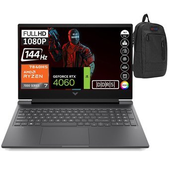 HP Victus 16-S0050NT 892P8EAH02 Harici GeForce RTX 4060 AMD Ryzen 7 16 GB Ram DDR5 1 TB SSD 16.1 inç Full HD FreeDos Gaming Notebook Laptop