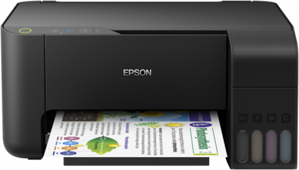 Epson EcoTank L3110 Çok Fonksiyonlu Çift Taraflı Tarayıcılı Renkli Baskı Tanklı Yazıcı