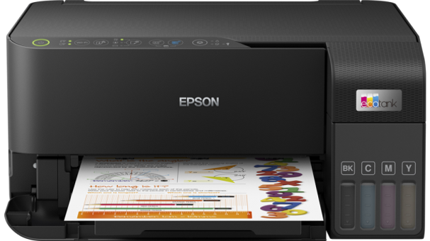 Epson EcoTank L3550 Wi-Fi Çok Fonksiyonlu Çift Taraflı Tarayıcılı Renkli Baskı Tanklı Yazıcı