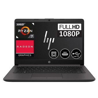 HP 245 G9 6Q8M4ES03 Dahili AMD Radeon Graphics AMD Ryzen 7 8 GB Ram DDR4 1 TB SSD 14 inç Full HD FreeDos Ultrabook Laptop