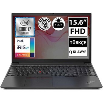 Lenovo E15 21E6006YTX725 Harici Intel Core i7 8 GB Ram DDR4 512 GB SSD 15.6 inç Full HD Windows 11 Pro Laptop