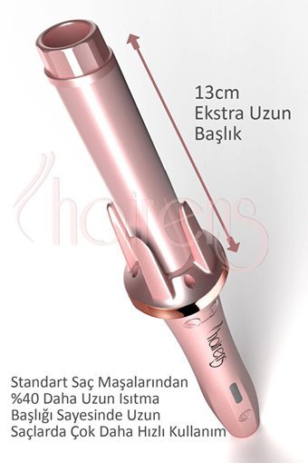 Hairens HRS 270 Otomatik 32 mm Keratin Seramik Saç Maşası