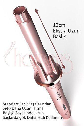 Hairens HRS 260 Otomatik 25 mm Keratin Seramik Saç Maşası