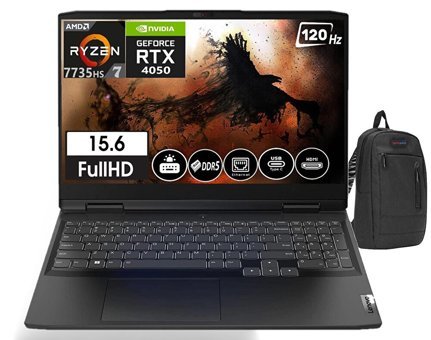 Lenovo IdeaPad Gaming 3 G82SB00P4TR04 GeForce RTX 4050 AMD Ryzen 7 32 GB Ram DDR5 512 GB SSD 15.6 inç Full HD FreeDos Gaming Notebook Laptop