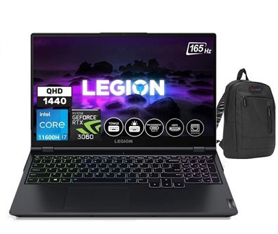 Lenovo Legion 5 15ITH6H L82JH002JTX09 Harici GeForce RTX 3060 Intel Core i7 64 GB Ram DDR4 256 GB SSD 15.6 inç WQHD FreeDos Gaming Notebook Laptop