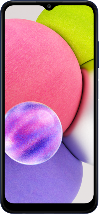 Samsung Galaxy A03S 64 Gb Hafıza 4 Gb Ram 6.5 İnç 13 MP Pls Ekran Android Akıllı Cep Telefonu Mavi