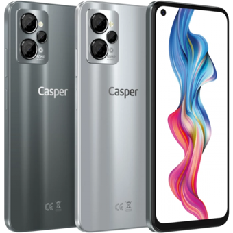 Casper Via X30 128 Gb Hafıza 8 Gb Ram 6.5 İnç 48 MP Ips Lcd Ekran Android Akıllı Cep Telefonu Gümüş