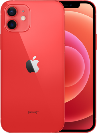 Apple iPhone 12 64 Gb Hafıza 4 Gb Ram 6.1 İnç 12 MP Çift Hatlı Oled Ekran Ios Akıllı Cep Telefonu Kırmızı