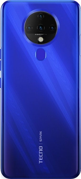 Tecno Spark 6 (Ke7) 128 Gb Hafıza 4 Gb Ram 6.8 İnç 16 MP Ips Lcd Ekran Android Akıllı Cep Telefonu Kırmızı