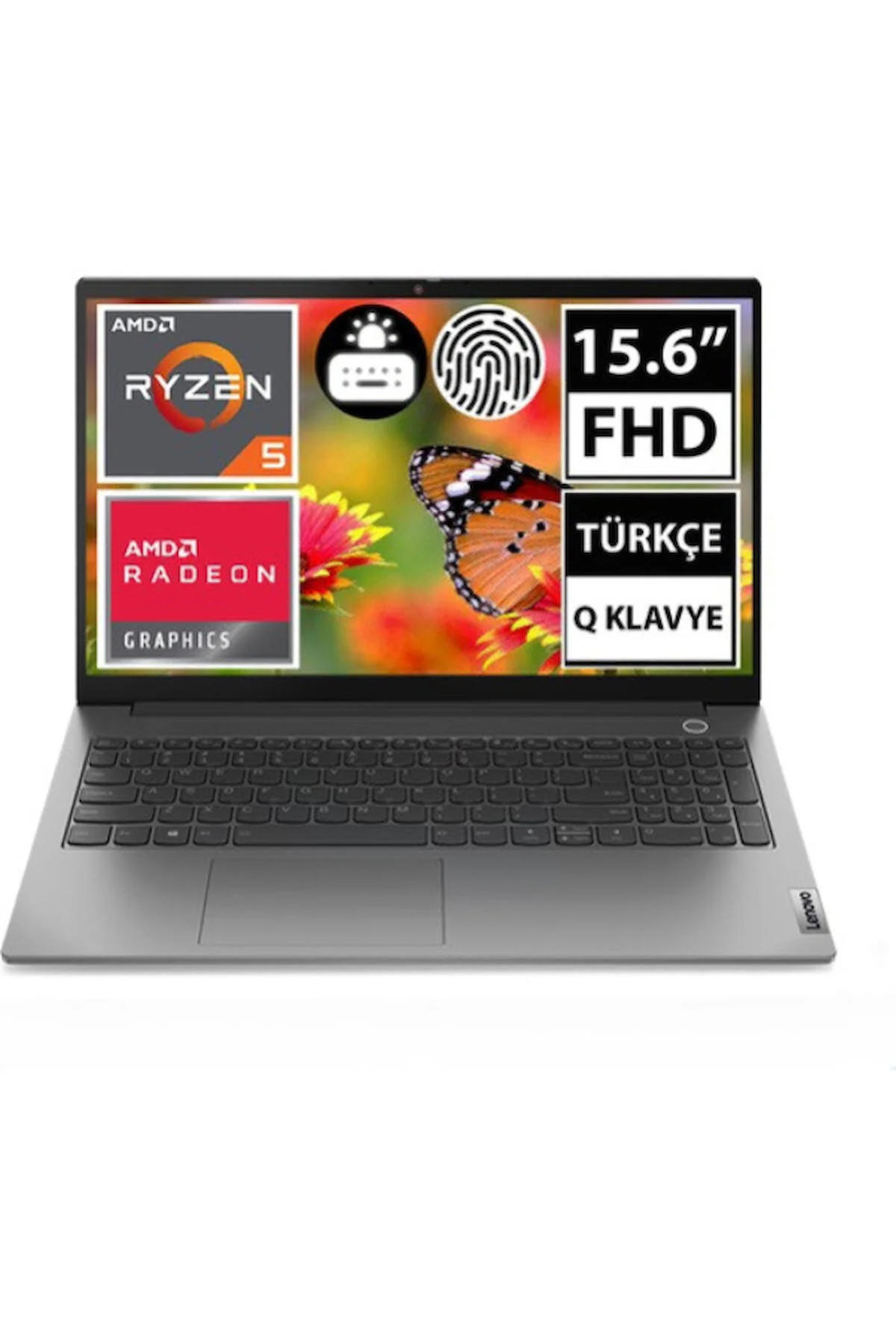 Lenovo ThinkBook 15 R5 21A40039TX Dahili AMD Radeon Graphics AMD Ryzen 5 24 GB Ram DDR4 512 GB SSD 15.6 inç Full HD Windows 11 Pro Laptop