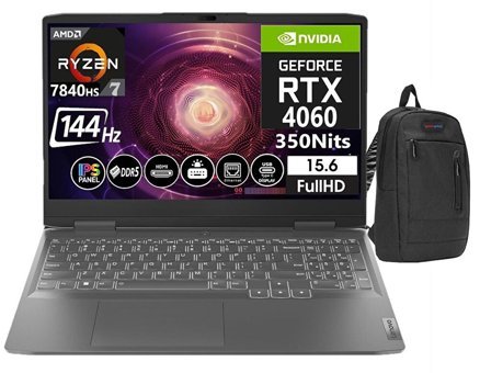 Lenovo LOQ 15APH8 82XT004CTX01 Harici GeForce RTX 4060 AMD Ryzen 7 16 GB Ram DDR5 512 GB SSD 15.6 inç Full HD FreeDos Gaming Notebook Laptop