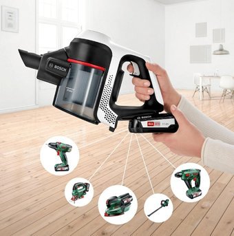 Bosch BCS61113 Hepa Filtreli Şarjlı Dikey Süpürge Beyaz