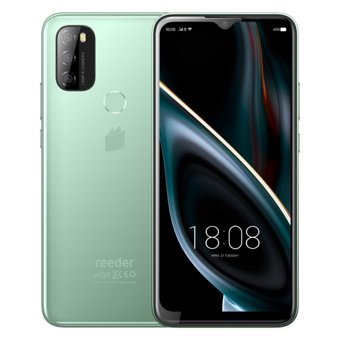 Reeder P13 128 Gb Hafıza 4 Gb Ram 6.5 İnç 13 MP Ips Lcd Ekran Android Akıllı Cep Telefonu Yeşil