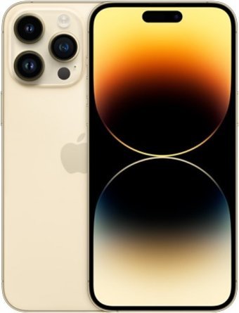 Apple iPhone 14 Pro Max 256 Gb Hafıza 6 Gb Ram 6.7 İnç 48 MP Çift Hatlı Oled Ekran Ios Akıllı Cep Telefonu Altın