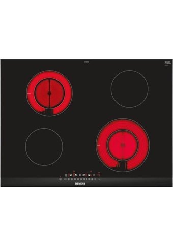 Siemens ET775FGP1E Siyah Cam 4 Gözlü Elektrikli Ankastre Ocak
