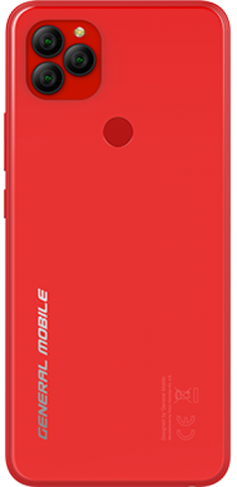 General Mobile Gm 22 Pro 32 Gb Hafıza 3 Gb Ram 6.52 İnç 108 MP Ips Lcd Ekran Android Akıllı Cep Telefonu Kırmızı